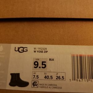 Ugg waterproof black boots